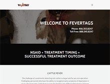 Tablet Screenshot of fevertags.com